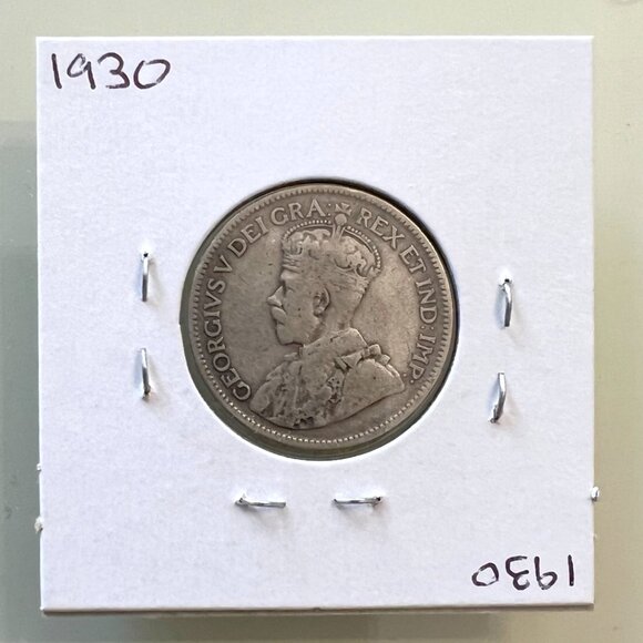 1929, 1930, 1931 & 1932 Canada Silver 4 x 25¢ Coins! - Picture 6 of 13